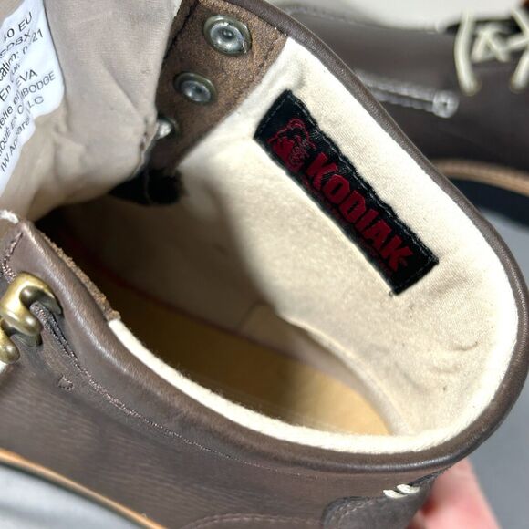 Womens 7 Lightweight Leather Hiker Boot Travel Walk Water Resistant - Picture 10 of 11